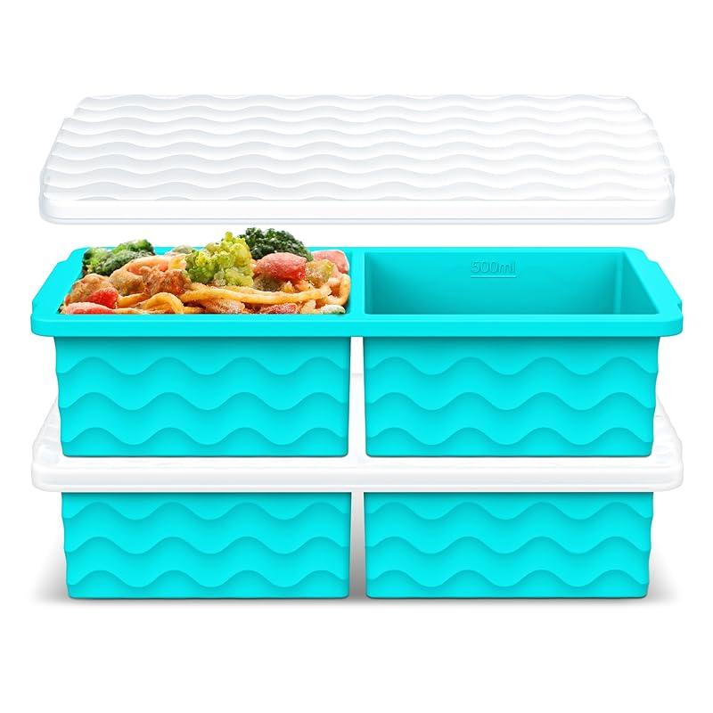 Effortless Meal Prep with Aopigavi Freezer Tray Soup Molds