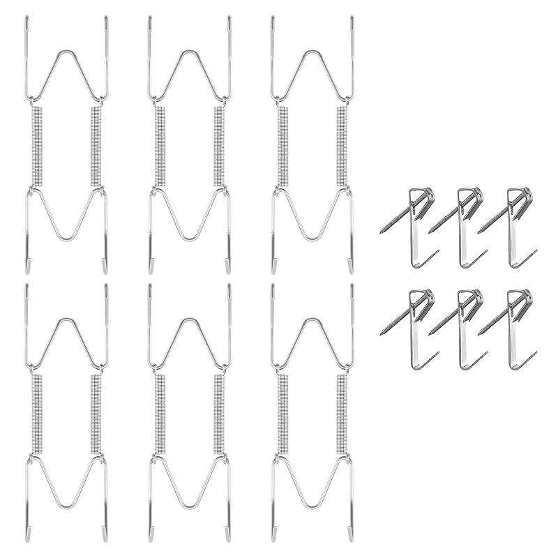 Sleek and Sturdy: Bilillo Plate Hangers Elevate Your Decor Effortlessly