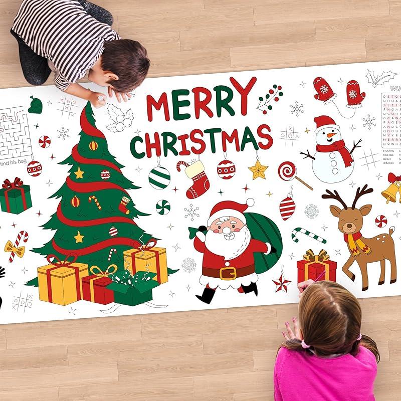 Fun and Creative Childom Christmas Tablecloth for Kids’ Activities