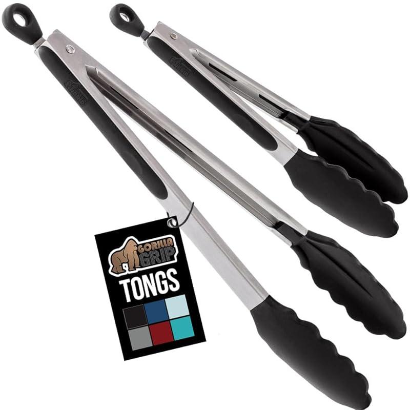 Gorilla Grip Kitchen Tongs Set: My Honest Review and Insights