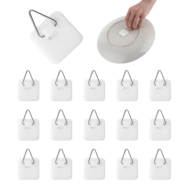 Effortless Display with 15PCS Invisible Plate Hangers: A Must-Have!