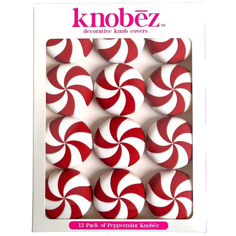 Transform Your Space with Knobēz Red Peppermint Covers: A Festive Touch!