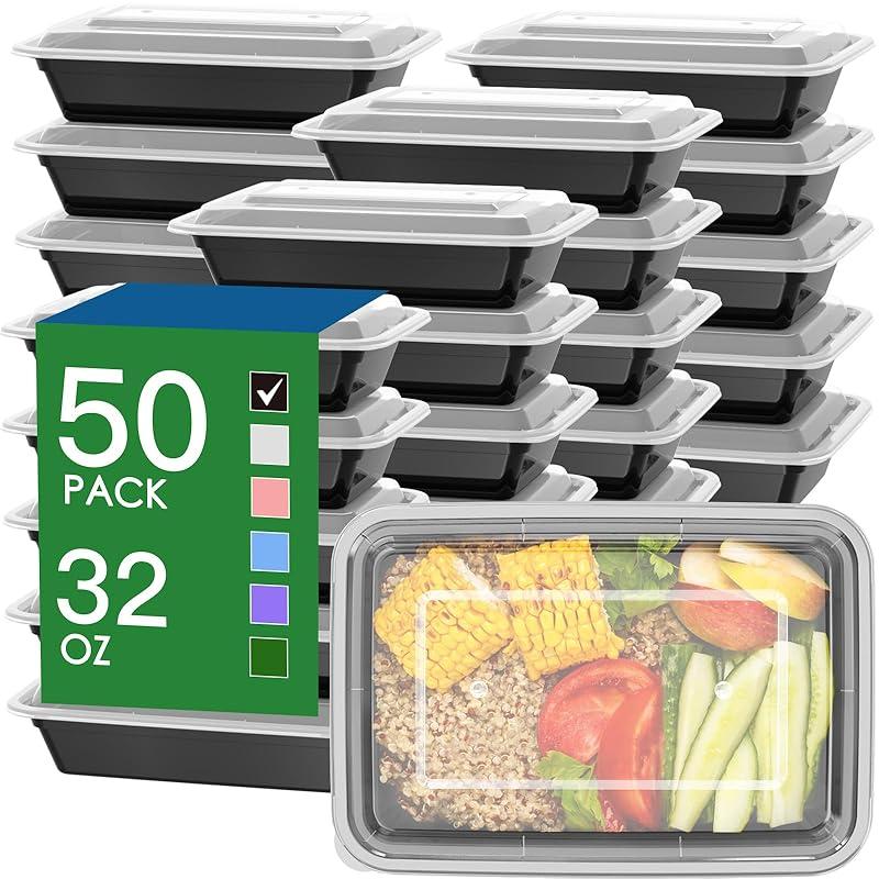 Effortless Meal Prep with My 50 Pack of Black Containers