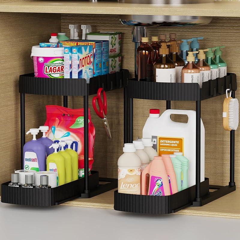 Versatile Black Pull-Out Organizers: A Game Changer for Storage Solutions