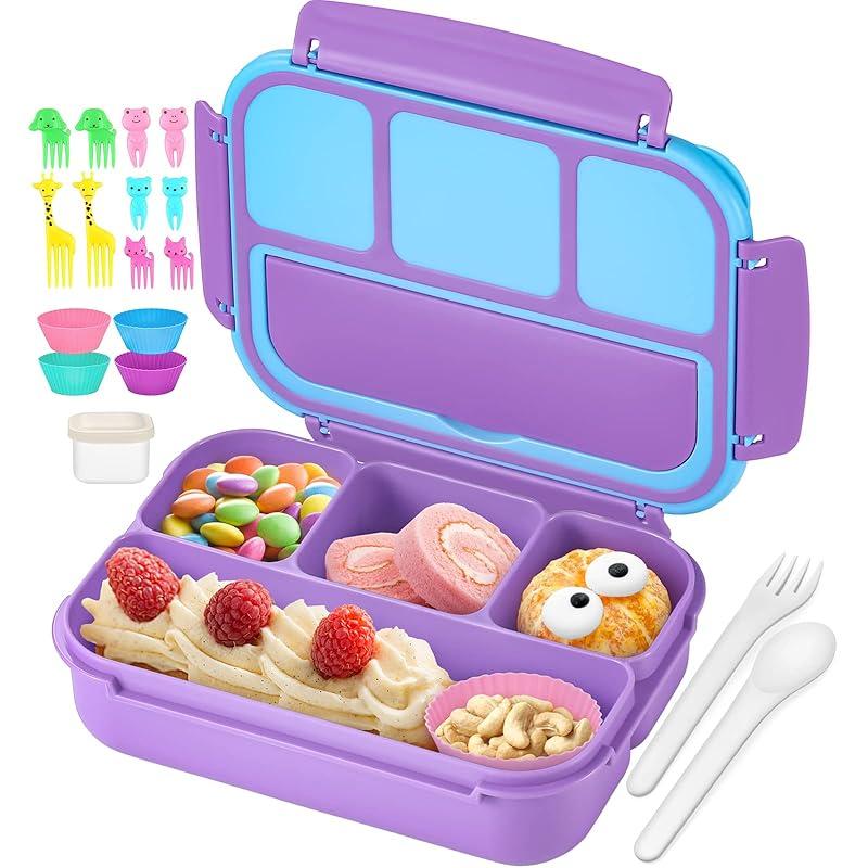 Versatile QQKO Bento Box: Perfect for Kids’ Lunches with Style!