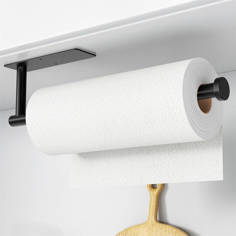 My Stylish Matte Black Towel Holder: The Perfect Kitchen Upgrade!