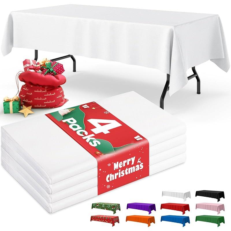 My Thoughts on the White Plastic Tablecloths Pack: A Practical Choice?